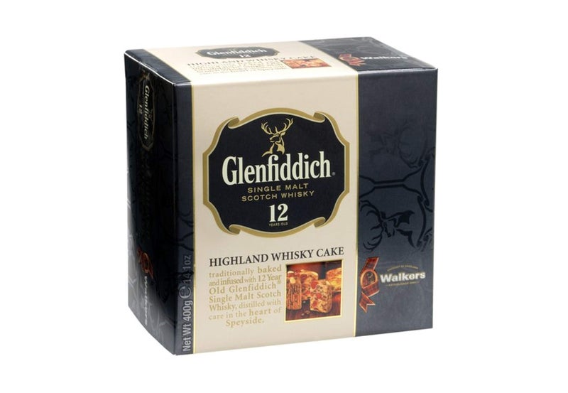 Walker's Walker’s Highland Whiskey Cake - 14.1 oz Fruit Cake Infused with Glenfiddich Single-Malt Scotch Whisky - Luxury Holiday Treat and Dessert from Scotland - Image 3
